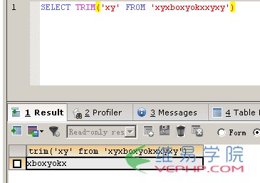 MYSQL數(shù)據(jù)庫(kù)與MSSQL對(duì)比學(xué)習(xí)MYSQL的心得（六）--函數(shù)