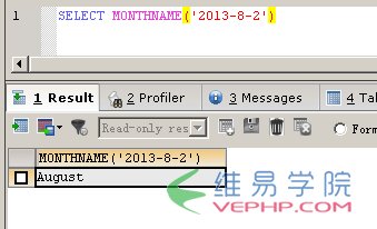 MYSQL數(shù)據(jù)庫(kù)與MSSQL對(duì)比學(xué)習(xí)MYSQL的心得（六）--函數(shù)