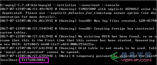 Mysql應用Windows下mysql5.7.18安裝配置教程