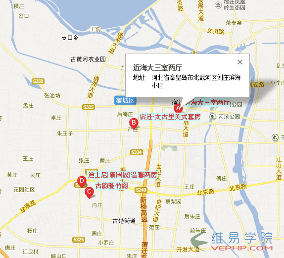 PHP學(xué)習(xí)：php+js實現(xiàn)百度地圖多點標注的方法