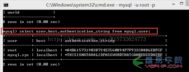 Mysql應用Windows 8.1下MySQL5.7 忘記root 密碼的解決方法
