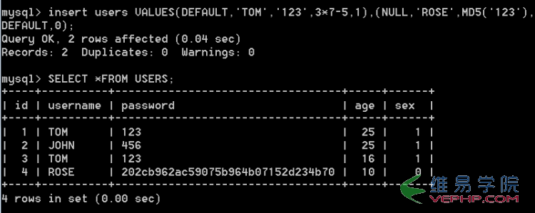 Mysql學(xué)習(xí)Mysql學(xué)習(xí)心得之插入、更新、刪除記錄
