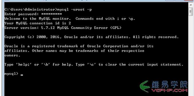 Mysql學習mysql 5.7.12 winx64手動安裝教程