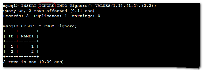 Mysql實(shí)例MySQL 處理插入過程中的主鍵唯一鍵重復(fù)值的解決方法