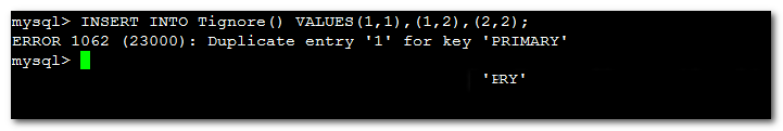 Mysql實(shí)例MySQL 處理插入過程中的主鍵唯一鍵重復(fù)值的解決方法