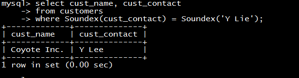 MYSQL教程MYSQL必知必會(huì)讀書筆記第十和十一章之使用函數(shù)處理數(shù)據(jù)