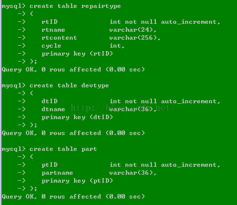 MYSQL教程Mysql創(chuàng)建通用設(shè)備管理信息系統(tǒng)數(shù)據(jù)庫