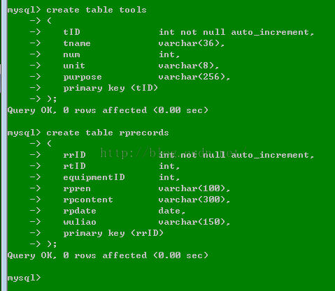 MYSQL教程Mysql創(chuàng)建通用設(shè)備管理信息系統(tǒng)數(shù)據(jù)庫