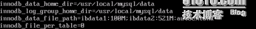 mysql數據庫的參數以及性能的調配