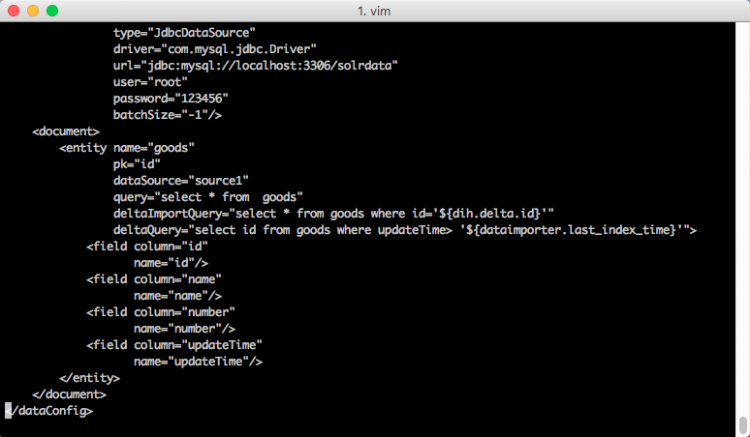 MYSQL數據庫macOS安裝Solr并索引MySQL