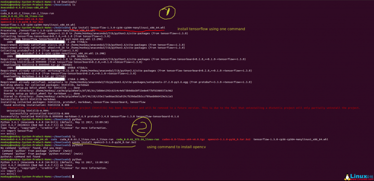 LINUX教學:Ubuntu 16.04安裝TensorFlow+OpenCV+OpenSlide+搜狗輸入法