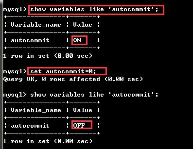 mysql—事務處理