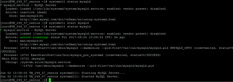 Mysql應(yīng)用Linux下MySQL5.7.18 yum方式從卸載到安裝過程圖解
