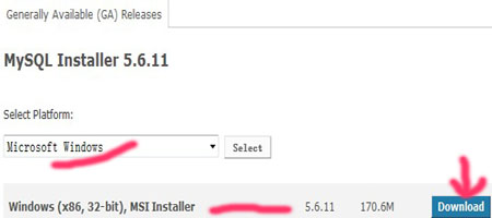 Mysql實例windows下MySQL5.6版本安裝及配置過程附有截圖和詳細說明