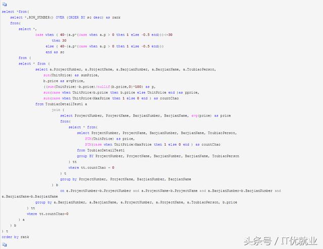 sql server 性能調(diào)優(yōu),查詢從20秒至2秒