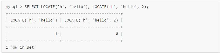 MySQL 內(nèi)置字符串函數(shù)