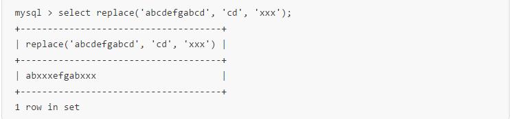 MySQL 內(nèi)置字符串函數(shù)
