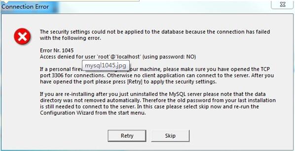 Mysql入門mysql安裝時出現(xiàn)各種常見問題的解決方法
