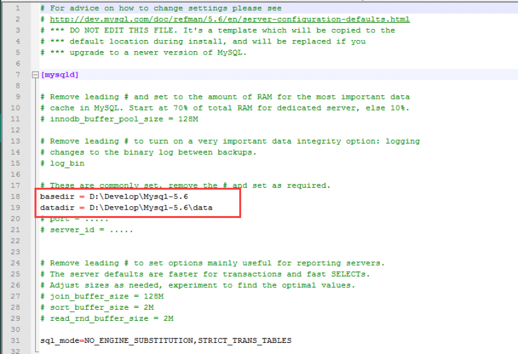 MYSQL數據庫MySQL5.6.31 winx64.zip 安裝配置教程詳解