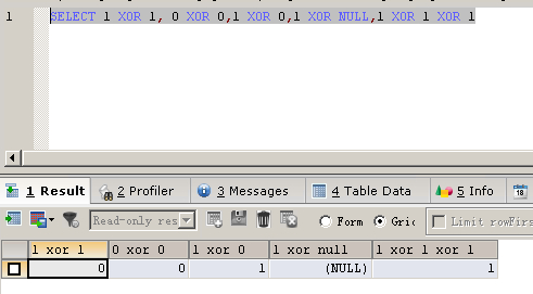 Mysql應用與MSSQL對比學習MYSQL的心得（五）--運算符