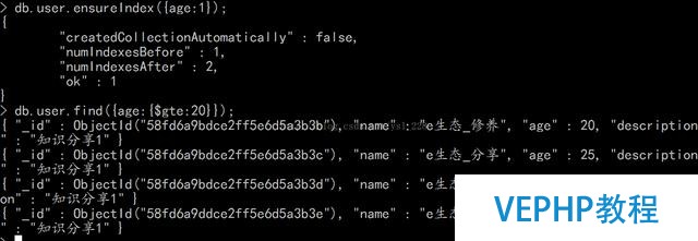 mongodb nosql 大數(shù)據(jù)提高查詢速度-索引