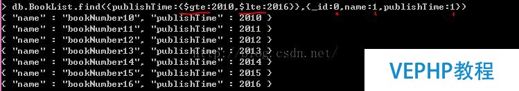 MongoDB學(xué)習(xí)—(6)MongoDB的find查詢比較符