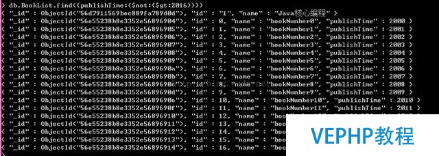 MongoDB學(xué)習(xí)—(6)MongoDB的find查詢比較符
