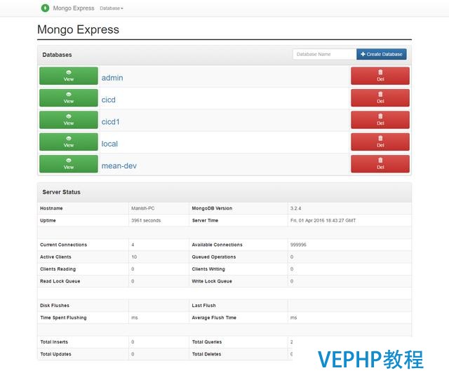 總結：MongoDB的一些可視化運維管理工具