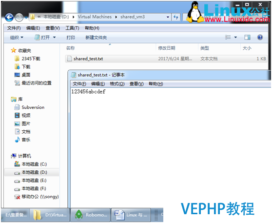 虛擬機VMWare文本模式Linux 與 Windows 文件互傳