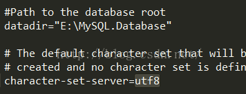 Mysql實例mysql默認編碼為UTF-8 通過修改my.ini實現方法