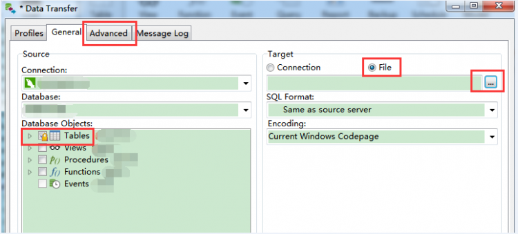 Mysql實例Navicat for MySQL導出表結構腳本的簡單方法