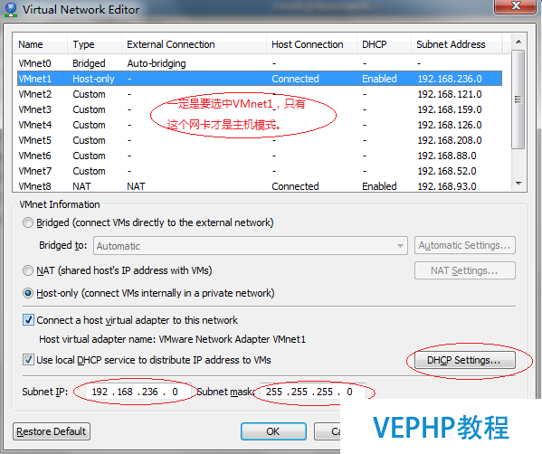 LINUX實(shí)戰(zhàn)：VMware中網(wǎng)絡(luò)設(shè)置之host-only模式圖解