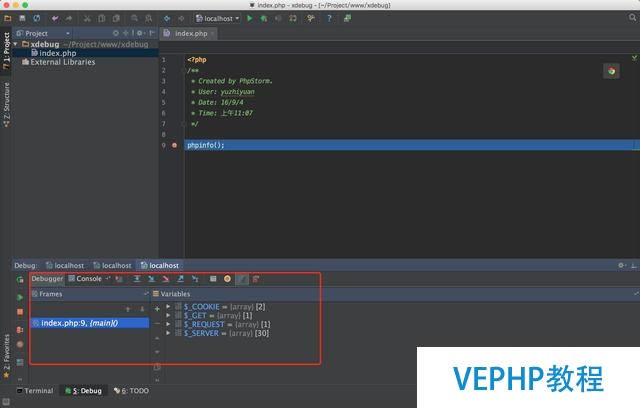 mac下怎么使用phpstorm+xdebug快速調(diào)試程序