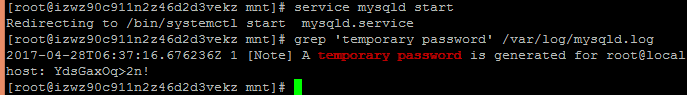 Mysql學習Centos7.3下mysql5.7.18安裝并修改初始密碼的方法